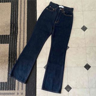 アズールバイマウジー(AZUL by moussy)の新品 アズールバイマウジー ハイウエストデニムフレア OneWash XSサイズ(デニム/ジーンズ)