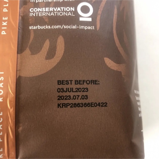 Starbucks Coffee(スターバックスコーヒー)の大容量　スターバックス　パイクプレイスロースト（粉）　793g 食品/飲料/酒の飲料(コーヒー)の商品写真