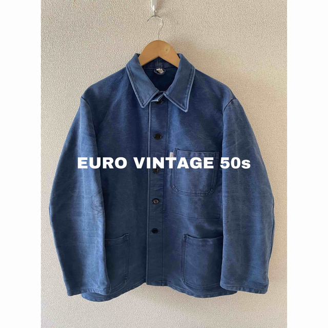 EURO VINTAGE ユーロヴィンテージ　50s カバーオール　モールスキン | フリマアプリ ラクマ