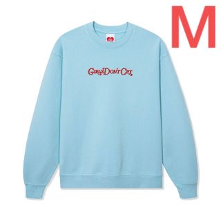 ガールズドントクライ(Girls Don't Cry)のGirls Don’t Cry  Angel Crewneck  青色　Mサイズ(スウェット)