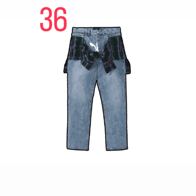 直送商品 Supreme 36 Jean Layered Undercover Supreme - デニム