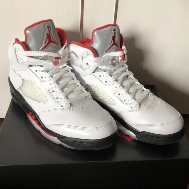 Nike Air Jordan 5 Retro Fire Red 流川 メンズの靴/シューズ(スニーカー)の商品写真