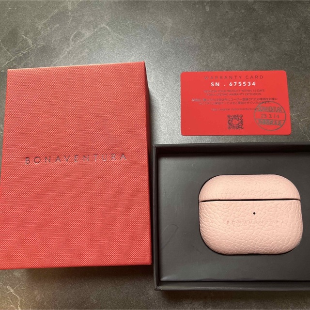 BONAVENTURA(ボナヴェントゥーラ)のボナベンチュラair pods pro限定カラー スマホ/家電/カメラのスマホアクセサリー(モバイルケース/カバー)の商品写真