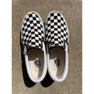 ヴァンズ(VANS)のVANS スリッポン 24.5 チェッカー(スリッポン/モカシン)