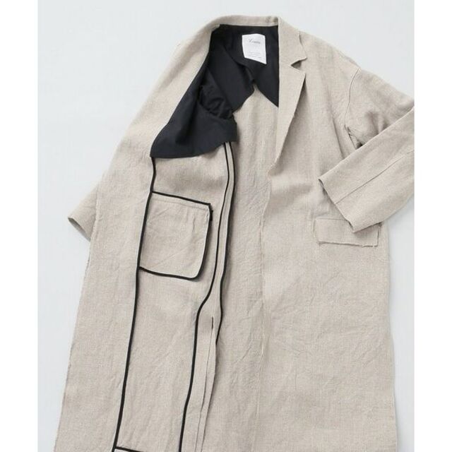 L'Appartement DEUXIEME CLASSE(アパルトモンドゥーズィエムクラス)のL'Appartement Lisiere Volume Linen Coat レディースのジャケット/アウター(その他)の商品写真