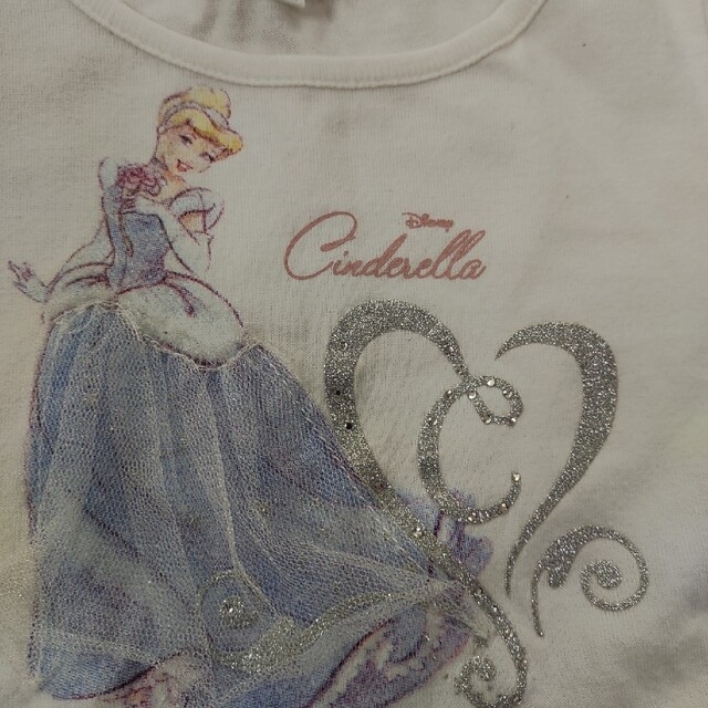 Disney(ディズニー)のDisney シンデレラ チュニック　半袖 キッズ/ベビー/マタニティのキッズ服女の子用(90cm~)(Tシャツ/カットソー)の商品写真