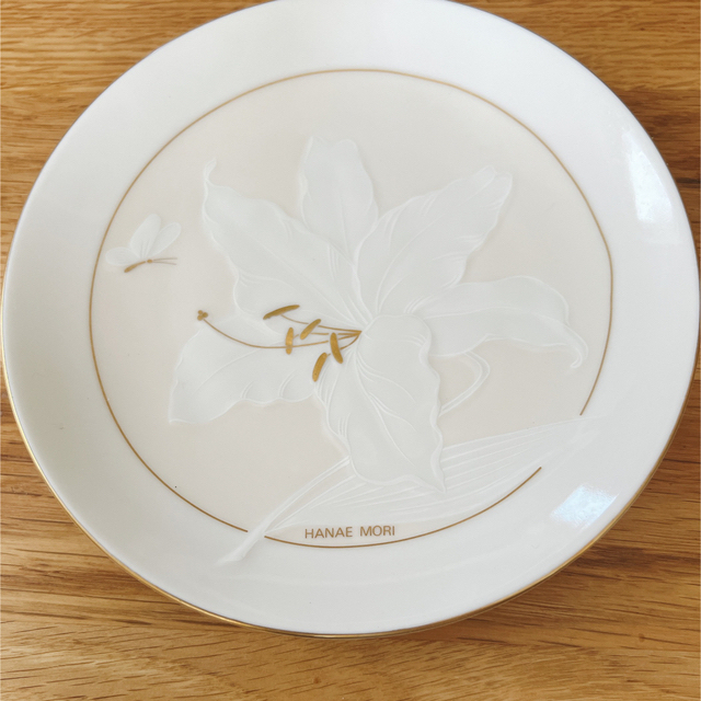 HANAE MORI(ハナエモリ)のハナエモリ　HANAE MORI ユリ　皿　プレート　5枚セット インテリア/住まい/日用品のキッチン/食器(食器)の商品写真
