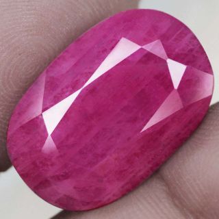 【天然超大粒ルビールース 30.57ct:1506】Natural Ruby
