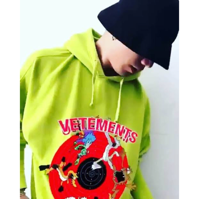 Vetements カートゥーン プルオーバー パーカー登坂広臣