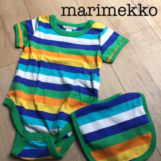 マリメッコ(marimekko)の✩marimekko ロンパース＆スタイ✩(ロンパース)