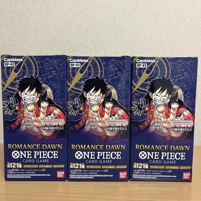 ONE PIECEカードゲーム ROMANCE DAWN 3BOX