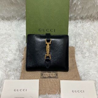 Gucci - ✨極美品✨GUCCI グッチ レザージャッキー 折り財布の通販|ラクマ