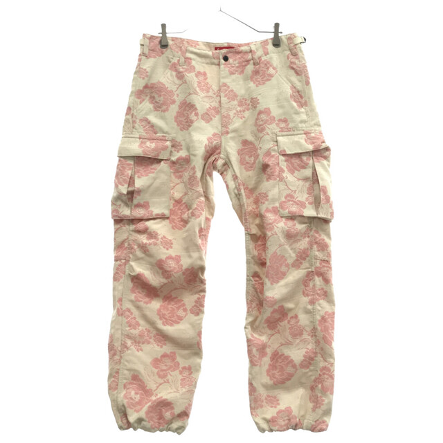 SUPREME シュプリーム 21SS Floral Tapestry Cargo Pant フローラルタペストリーカーゴパンツ ピンク