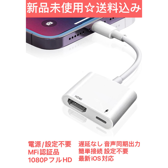 未使用品　HDMI  to  HDMI  + Audio コンバーター