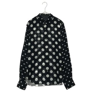 コムデギャルソン(COMME des GARCONS)のCOMME des GARCONS HOMME コムデギャルソンオム ドット柄 長袖シャツ キュプラ HP-B022 AD2015(シャツ)