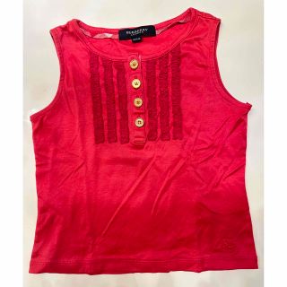 バーバリー　BURBERRY 女の子タンクトップ　フリルトップス100(Tシャツ/カットソー)