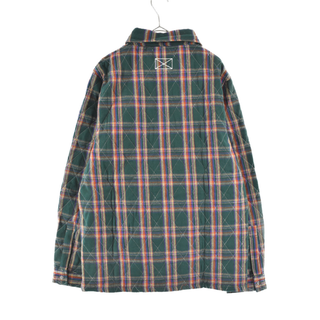 MLVINCE メルヴィンス OUILTED CHECK SHIRT JACKET キルティング加工