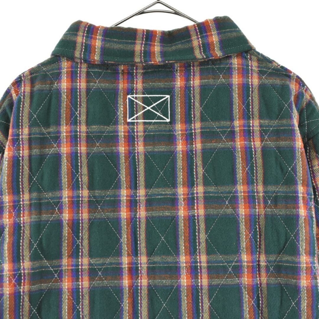 MLVINCE メルヴィンス OUILTED CHECK SHIRT JACKET キルティング加工