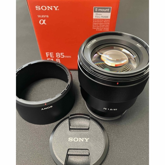 【美品】SONY FE 85F1.8 単焦点レンズ