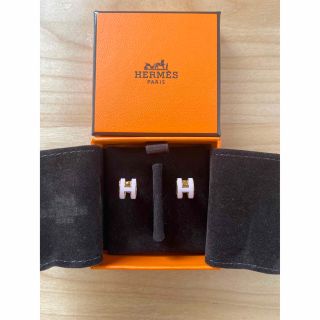 日本代理店正規品 HERMES ✧‧˚オーケリー ピアス ・エトゥープ