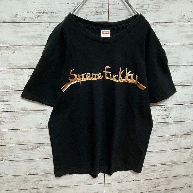 【人気Lサイズ】シュプリーム☆ビッグロゴ　定番カラー最高デザイン半袖Tシャツ美品