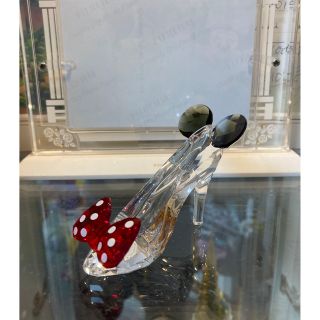 SWAROVSKI - ディズニー スワロフスキー ミニーガラスの靴 大特価の