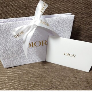 Christian Dior - Dior ギフトバッグ メッセージカード