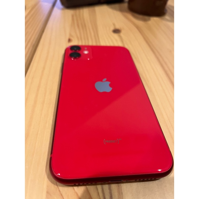 iPhone(アイフォーン)のiPhone11 red 本体 スマホ/家電/カメラのスマートフォン/携帯電話(スマートフォン本体)の商品写真