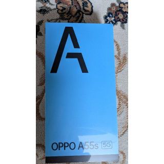 OPPO A55s 5G black 64gb　新品未開封(携帯電話本体)