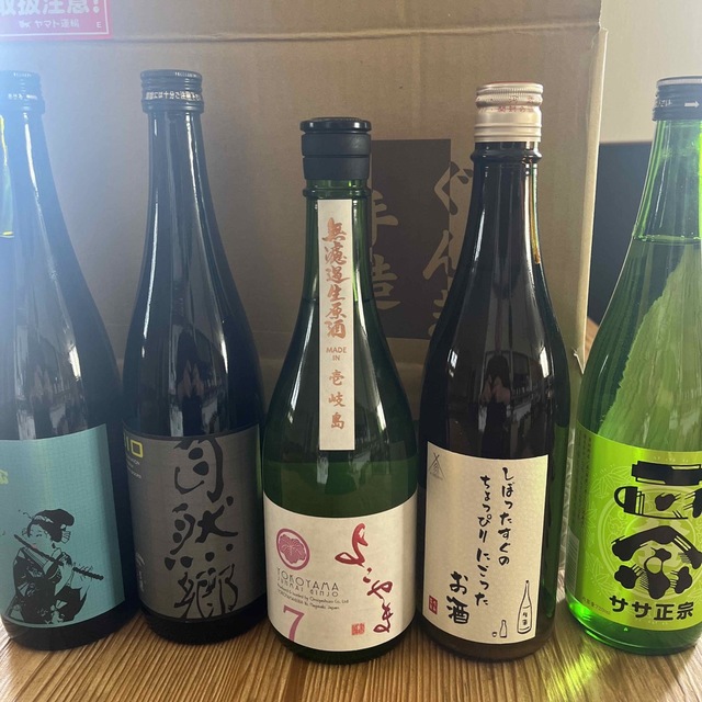 日本酒　四合瓶　10本　千代結び　自然郷など