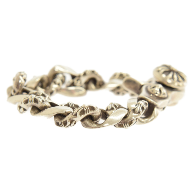 Chrome Hearts(クロムハーツ)のCHROME HEARTS クロムハーツ FNCY CHN LNK/ファンシーリンククリップ シルバーブレスレット メンズのアクセサリー(ブレスレット)の商品写真