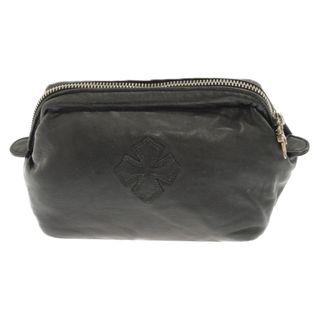 クロムハーツ(Chrome Hearts)のCHROME HEARTS クロムハーツ COSMETIC POUCH CHプラス ダガージップ コスメポーチ ブラック(その他)