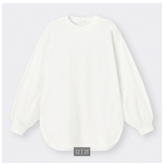 tekkmm様専用⭐︎ ミニ裏毛オーバーサイズT  Mサイズ　ホワイト(Tシャツ(長袖/七分))