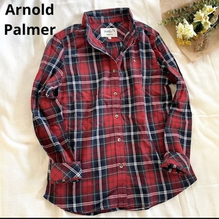 アーノルドパーマー(Arnold Palmer)の美品◎Arnold Palmer チェックシャツ　コットンシャツ　2(シャツ/ブラウス(長袖/七分))