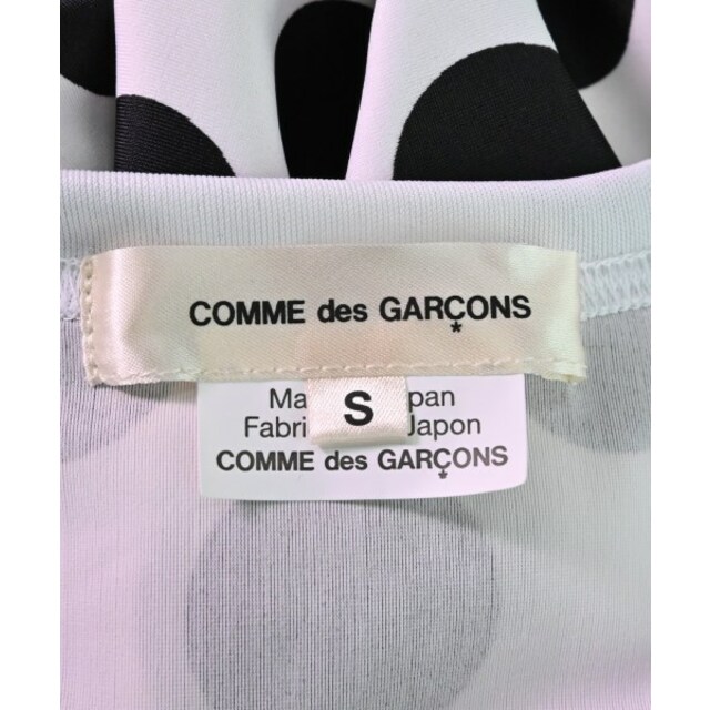 COMME des GARCONS(コムデギャルソン)のCOMME des GARCONS ワンピース S 白x黒(ドット) 【古着】【中古】 レディースのワンピース(ひざ丈ワンピース)の商品写真