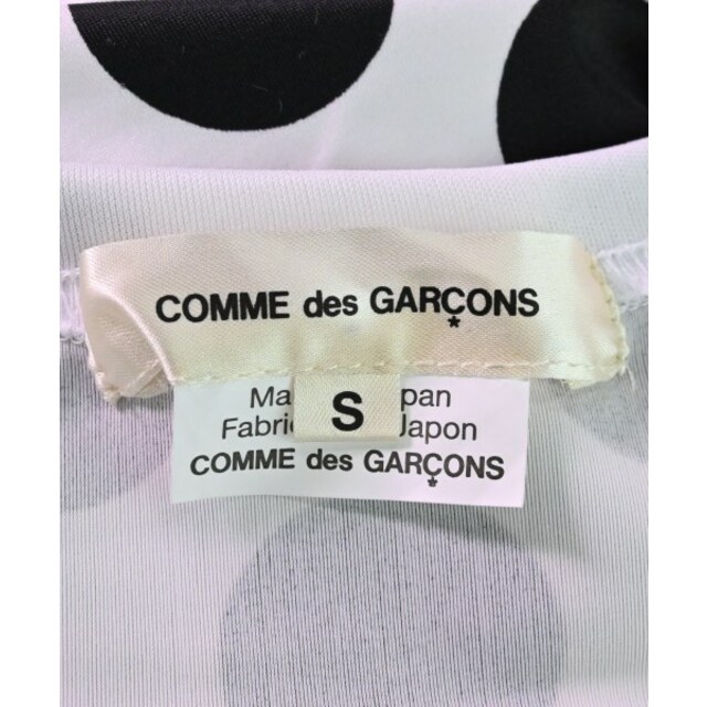 COMME des GARCONS(コムデギャルソン)のCOMME des GARCONS ワンピース S 白x黒(ドット) 【古着】【中古】 レディースのワンピース(ひざ丈ワンピース)の商品写真