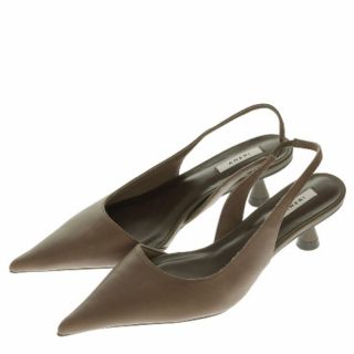 Ameri VINTAGE - Ameri◇POINTED TOE MULE ブラウン Lの通販 by