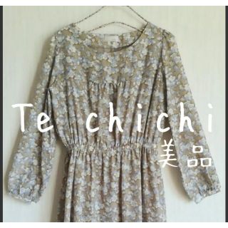 テチチ(Techichi)の美品 Te chichi（テチチ） 花柄 ワンピース(ひざ丈ワンピース)