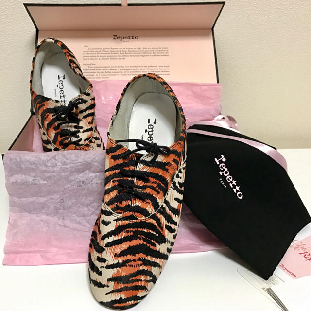 repetto - 新品未使用 レペットのジジ タイガー柄 サイズ38 Zizi 23.5 ...