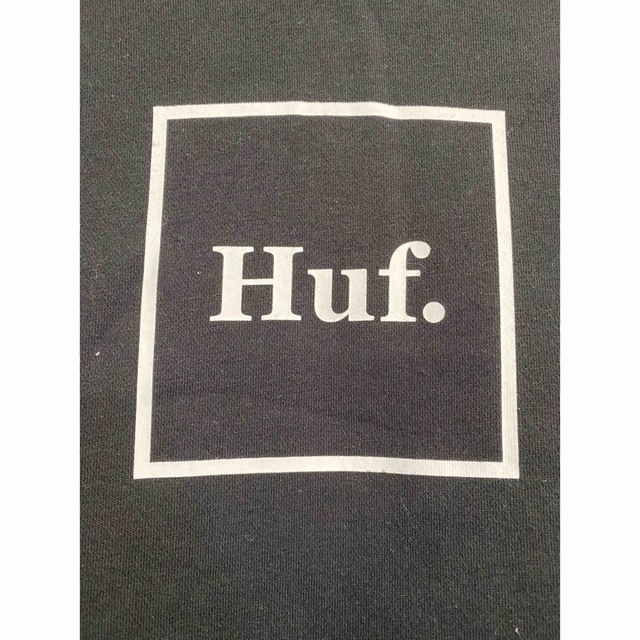 HUF(ハフ)の人気‼︎ HUF パーカー　黒　サイズM シンプル メンズのトップス(パーカー)の商品写真