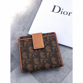 Christian Dior - Christian Dior ハートチャーム トロッター折財布の