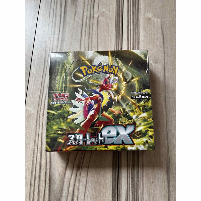 ポケモンカードゲーム スカーレットex シュリンク付き 1BOX ポケモンカードゲーム スカーレットex シュリンク付き 1BOX