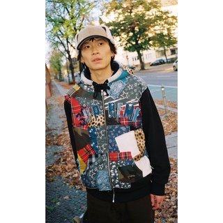 Supreme Patchwork Zipup Hooded Mサイズ