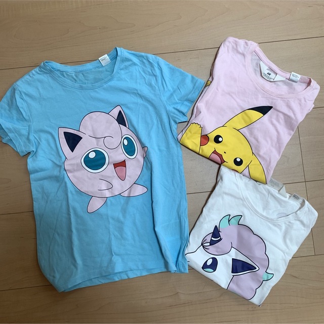 H&M(エイチアンドエム)の120cm ポケモンTシャツ キッズ/ベビー/マタニティのキッズ服男の子用(90cm~)(Tシャツ/カットソー)の商品写真