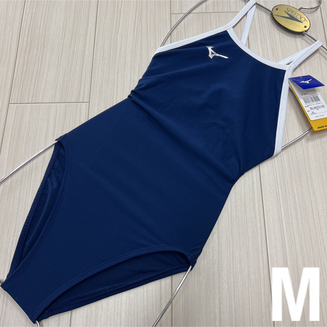 魅了 ミズノ 女性用 エクサースーツ ネイビー×ホワイト Mサイズ 新品