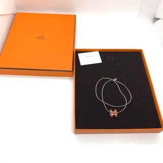 Hermes - HERMES ポップアッシュ ネックレス✨オレンジ✨ #03102.23.の