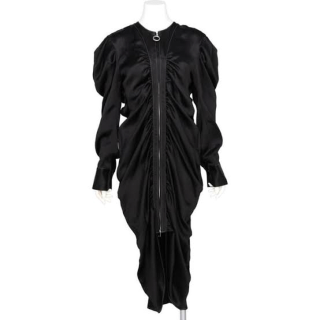 YOHEI OHNO Takazuka Satin Shirt Dress YOHEI OHNO Takazuka Satin Shirt Dress