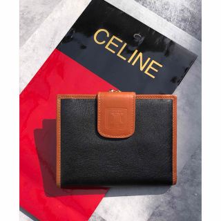 セリーヌ(celine)のセリーヌ ブラゾンロゴバイカラー 折財布(財布)