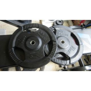 ボディーメーカー　ラバープレート29mm　10kg×2(トレーニング用品)