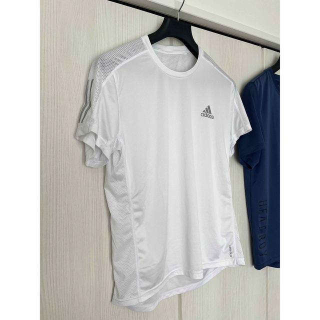 adidas(アディダス)のアディダス adidas ランニングTシャツ Lサイズ 2種セット スポーツ/アウトドアのランニング(ウェア)の商品写真